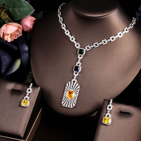 jankelly luxury cubic zirconia heavy necklace ,drop earrings 2pcs dubai full jewelry set, dinner set, Silver
jankelly luxury cubic zirconia heavy necklace ,drop earrings 2pcs dubai full jewelry set, dinner set, Silver