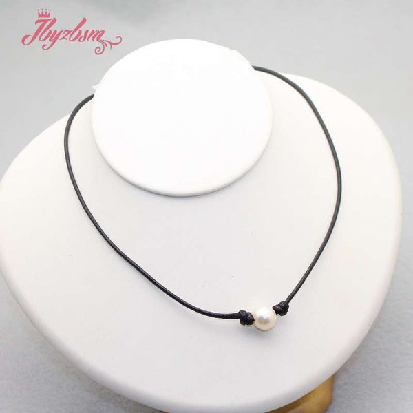 8-10mm natural freshwater pearl round stone beads leather necklace for women wedding christmas gift fashion chokers necklace 16, Silver
8-10mm natural freshwater pearl round stone beads leather necklace for women wedding christmas gift fashion chokers necklace 16, Silver