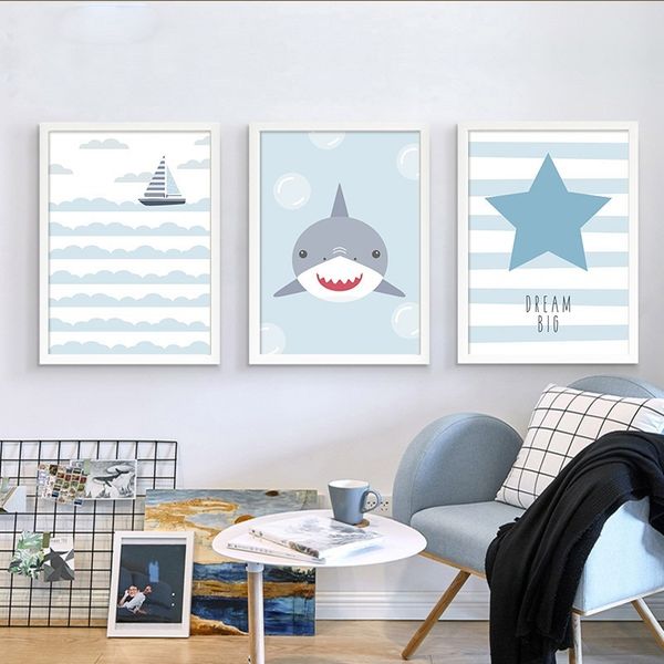 навигационный детские wall art холст картина мультфильм shark лодка плакат nordic дети домашнее украшение детские bedroom picture decor
навигационный детские wall art холст картина мультфильм shark лодка плакат nordic дети домашнее украшение детские bedroom picture decor