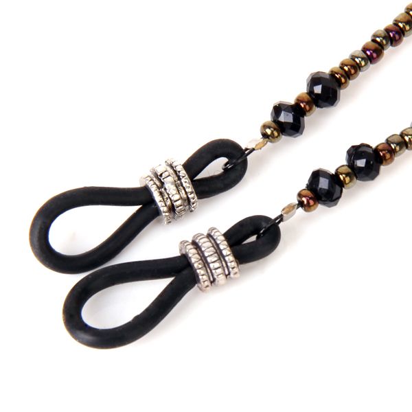 boho glass beaded glasses sunglasses chain necklace strap holder cord string, Silver
boho glass beaded glasses sunglasses chain necklace strap holder cord string, Silver