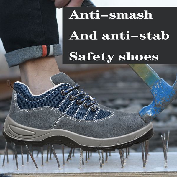 men's new wear-resistant non-slip work shoes anti-smashing anti-stab safety shoes indestructible work boots, Black
men's new wear-resistant non-slip work shoes anti-smashing anti-stab safety shoes indestructible work boots, Black