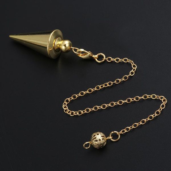 new fashion cone metal pendulum for wicca antique copper gold-color spiritual pendule healing pendule amulet jewelry gift, Silver
new fashion cone metal pendulum for wicca antique copper gold-color spiritual pendule healing pendule amulet jewelry gift, Silver