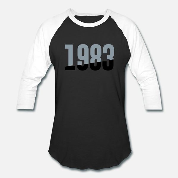 1983 тенниска мужчин custom 100% хлопок s-3xl natural fit дышащая весна осень природные рубашки, White;black
1983 тенниска мужчин custom 100% хлопок s-3xl natural fit дышащая весна осень природные рубашки, White;black