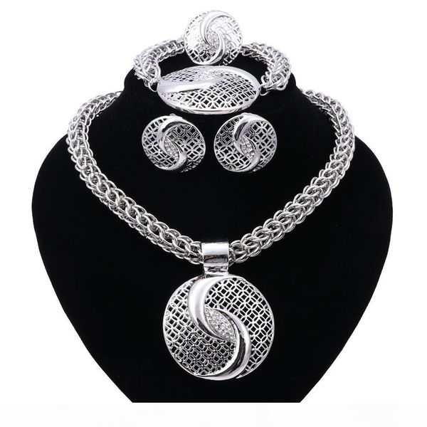 new exquisite dubai jewelry set luxury silver plated big nigerian wedding african beads jewelry set costume new design, Black
new exquisite dubai jewelry set luxury silver plated big nigerian wedding african beads jewelry set costume new design, Black