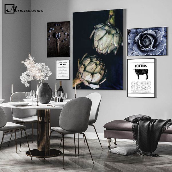 paintings beef cuts wine guide poster artichokes drink kitchen wall art print canvas painting modern picture dining room decoration
paintings beef cuts wine guide poster artichokes drink kitchen wall art print canvas painting modern picture dining room decoration