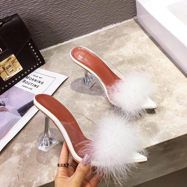 women trendy pointed toes high heel with fuzzy pvc clear party shoes ball decorated pumps wholesale lot wine-glass shape heels, Black
women trendy pointed toes high heel with fuzzy pvc clear party shoes ball decorated pumps wholesale lot wine-glass shape heels, Black