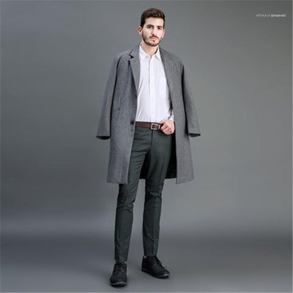 lapel neck slim casual cardigan mens blends solid color long male outerwears plus size woollen mens coats 9xl winter long sleeve, Black
lapel neck slim casual cardigan mens blends solid color long male outerwears plus size woollen mens coats 9xl winter long sleeve, Black