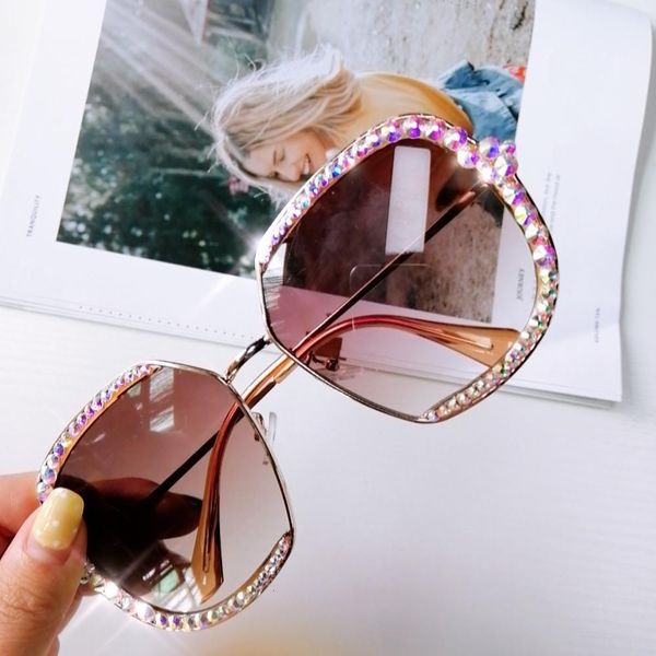women luxury rhinestone square sun glasses clear lens oversized ladies sunglasses yygn, White;black
women luxury rhinestone square sun glasses clear lens oversized ladies sunglasses yygn, White;black
