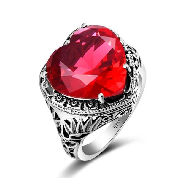 szjinao silver rings for women 100% real 925 sterling silver love ring heart shape ruby gemstones handmade designer fine jewelry, Golden;silver
szjinao silver rings for women 100% real 925 sterling silver love ring heart shape ruby gemstones handmade designer fine jewelry, Golden;silver