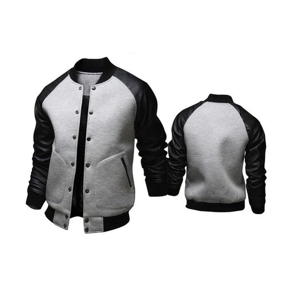 bdlj,cool college baseball jacket men 2020 fashion design black pu leather sleeve mens slim fit varsity jacket brand veste homme, Black;brown
bdlj,cool college baseball jacket men 2020 fashion design black pu leather sleeve mens slim fit varsity jacket brand veste homme, Black;brown
