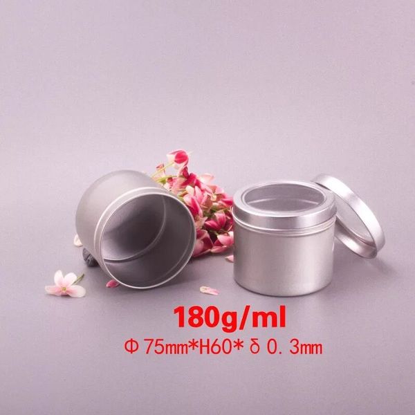 180ml 75x60mm with window aluminium screw tin bottle jar pot container case for lip nail art makeup cream cosmetic box 
180ml 75x60mm with window aluminium screw tin bottle jar pot container case for lip nail art makeup cream cosmetic box