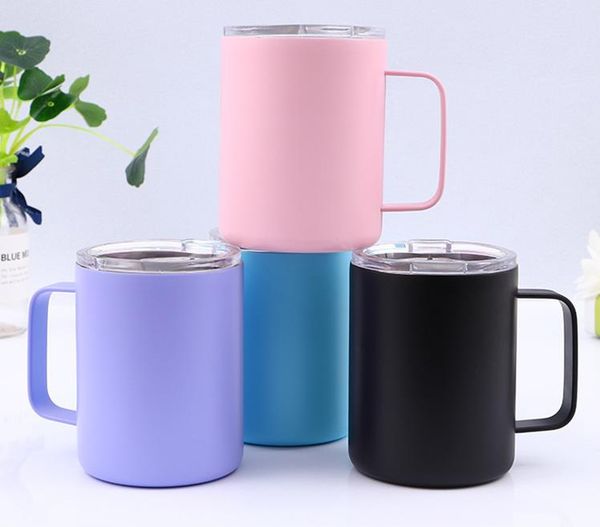 9 styles 12oz mugs tumbler stainless steel coffee cups with handle double wall vacuum insulated travel water cup with lids
9 styles 12oz mugs tumbler stainless steel coffee cups with handle double wall vacuum insulated travel water cup with lids