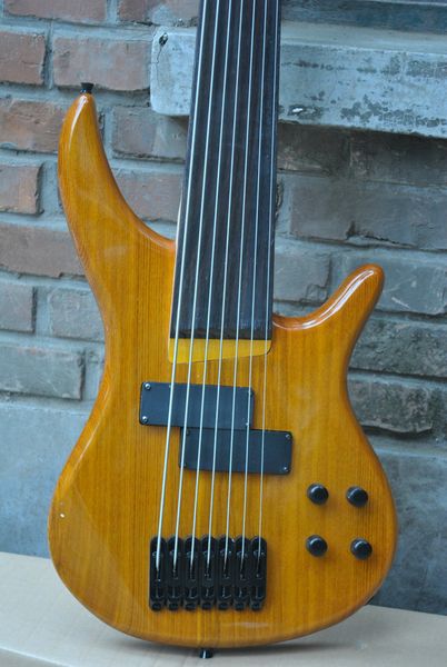 custom made 7 string fretless natural wood one piece body bass and rosewood fingerboard 24 frets,black hardware china electric guitar bass
custom made 7 string fretless natural wood one piece body bass and rosewood fingerboard 24 frets,black hardware china electric guitar bass