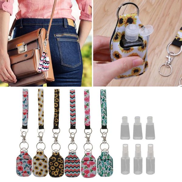 1 set 30ml reusable spray bottle hand sanitizer keychain holder leakproof refillable wrist strap travel containers kit, Silver
1 set 30ml reusable spray bottle hand sanitizer keychain holder leakproof refillable wrist strap travel containers kit, Silver