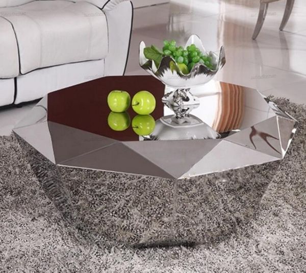 luxury furniture stainless steel diamond shape center coffee table ,polygonal metal mirror smooth diamond coffee table
luxury furniture stainless steel diamond shape center coffee table ,polygonal metal mirror smooth diamond coffee table