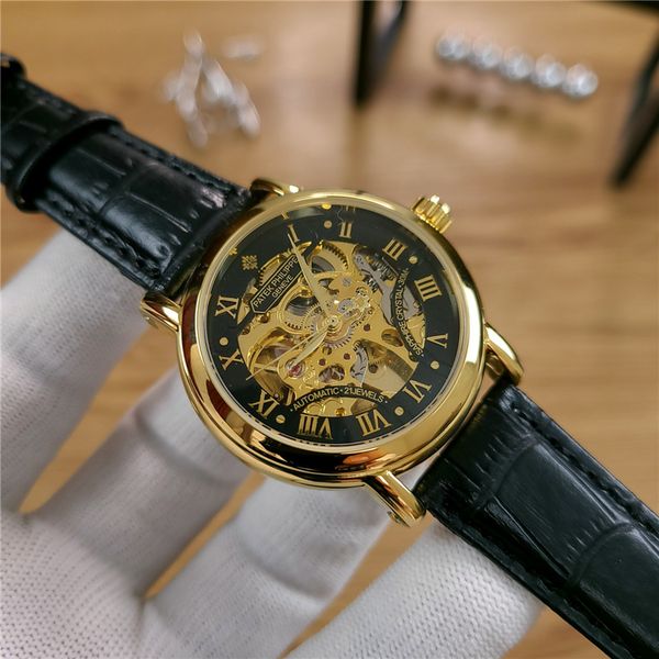 business swiss made high-quality men automatic mechanical watch gold steel belt royal aristocratic fashion business men watches, Slivery;brown
business swiss made high-quality men automatic mechanical watch gold steel belt royal aristocratic fashion business men watches, Slivery;brown