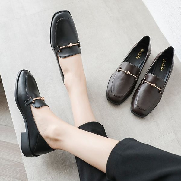 all-match casual woman shoe metal chain womens derby shoes square toe female footwear loafers with fur british style autumn, Black
all-match casual woman shoe metal chain womens derby shoes square toe female footwear loafers with fur british style autumn, Black