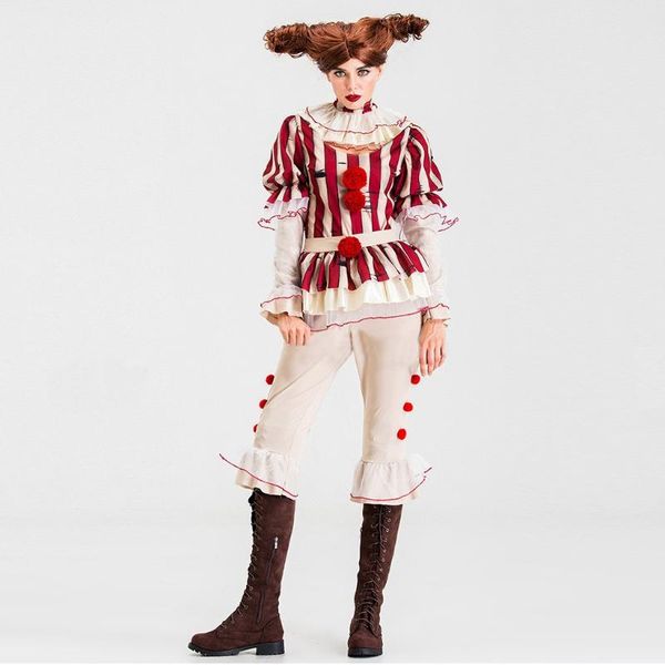 2020 popular halloween clown costume cosplay set game uniform lady halloween clown suit new style women's sets #3, White;black
2020 popular halloween clown costume cosplay set game uniform lady halloween clown suit new style women's sets #3, White;black