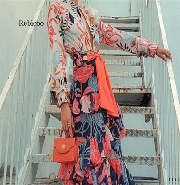 european and american printed dress v-neck pullover retro long sleeve big swing long dress fashion sweet temperament lace, Black;gray
european and american printed dress v-neck pullover retro long sleeve big swing long dress fashion sweet temperament lace, Black;gray