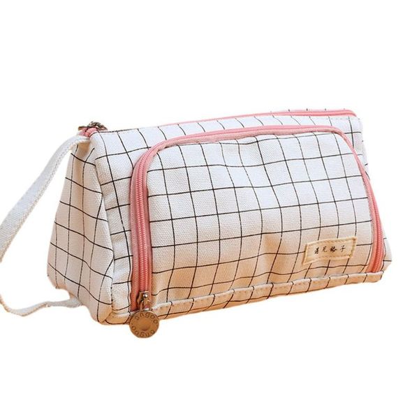 korean version of simple canvas material waterproof personality large capacity pencil case
korean version of simple canvas material waterproof personality large capacity pencil case