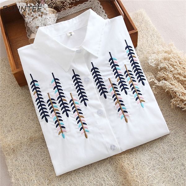 women's blouses & shirts women white floral cartoon embroidered printing single-breasted pockets turn-down collar womens shirt students
women's blouses & shirts women white floral cartoon embroidered printing single-breasted pockets turn-down collar womens shirt students