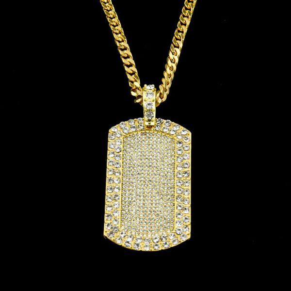 mens hip hop jewelry army tags blingbling rhinestone pendants european and american style crystal hiphop chain necklaces accessories, Silver
mens hip hop jewelry army tags blingbling rhinestone pendants european and american style crystal hiphop chain necklaces accessories, Silver