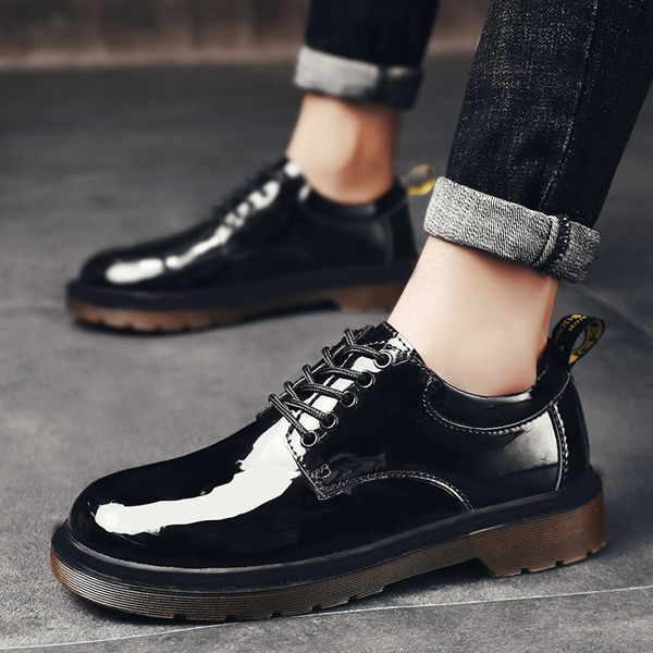 2020 spring new genuine leather men's casual leather shoes men anti-slip big head shoes men driving, Black 
2020 spring new genuine leather men's casual leather shoes men anti-slip big head shoes men driving, Black