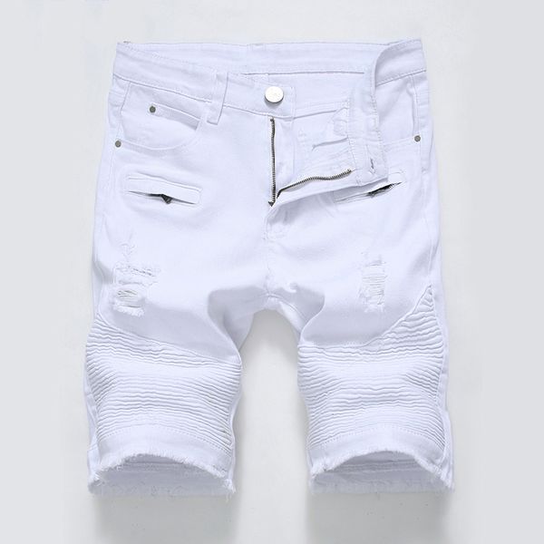 men's jeans casual knee length short hole shorts summer spring men pants denim slim regular, Blue
men's jeans casual knee length short hole shorts summer spring men pants denim slim regular, Blue