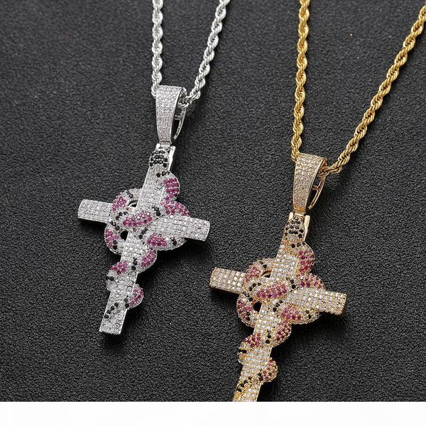 iced out colorful snake with cross pendant with tennis chain necklace gold color cubic zirconia men hip hopjewelry, Silver
iced out colorful snake with cross pendant with tennis chain necklace gold color cubic zirconia men hip hopjewelry, Silver