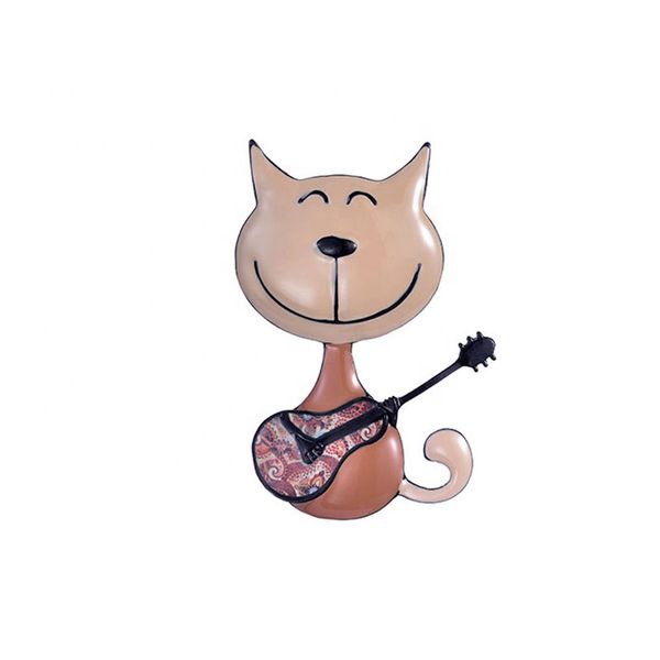 brooch of new fashion blue with guitar pins brooches alloy enamel jewelry animal cartoon cat brooches pin for kids women, Gray 
brooch of new fashion blue with guitar pins brooches alloy enamel jewelry animal cartoon cat brooches pin for kids women, Gray