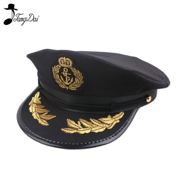 wide brim hats party costume caps hat performance uniform black octagonal cap navy caption captain, Blue;gray
wide brim hats party costume caps hat performance uniform black octagonal cap navy caption captain, Blue;gray