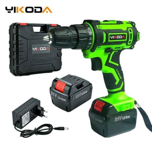 yikoda 21v electric screwdriver rechargeable lithium battery cordless drill diy mini double speed household power tools
yikoda 21v electric screwdriver rechargeable lithium battery cordless drill diy mini double speed household power tools