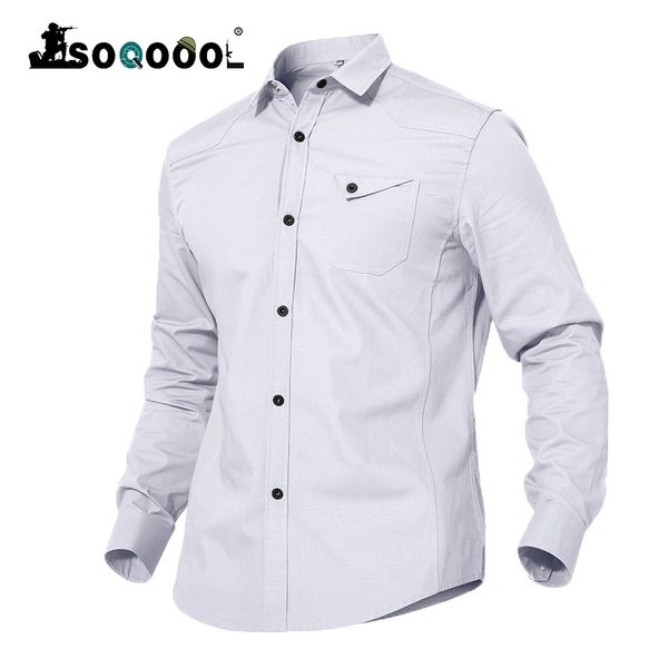 soqoool men's shirts tactical men casual cotton shirt summer fashion slim fit long sleeve shirts men clothing, White;black
soqoool men's shirts tactical men casual cotton shirt summer fashion slim fit long sleeve shirts men clothing, White;black