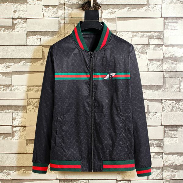 men fashion jackets new arrival letter printed coat casual stripe clothing high quanlity casual 2020 jackets outerwear, Black;brown
men fashion jackets new arrival letter printed coat casual stripe clothing high quanlity casual 2020 jackets outerwear, Black;brown