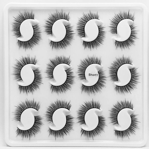 false eyelashes 12 pairs 3d soft mink handmade wispy fluffy short lashes extension makeup kit cilios
false eyelashes 12 pairs 3d soft mink handmade wispy fluffy short lashes extension makeup kit cilios
