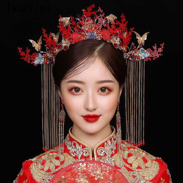 janevini retro chinese style red beaded traditional bridal butterfly hairpins long tassel women wedding jewelry hair accessories, Golden;silver
janevini retro chinese style red beaded traditional bridal butterfly hairpins long tassel women wedding jewelry hair accessories, Golden;silver