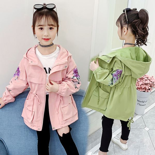 2020 embroidery fashion baby girls windbreakers autumn new cotton kids long coats casual solid children clothes vestidos, Blue;gray
2020 embroidery fashion baby girls windbreakers autumn new cotton kids long coats casual solid children clothes vestidos, Blue;gray