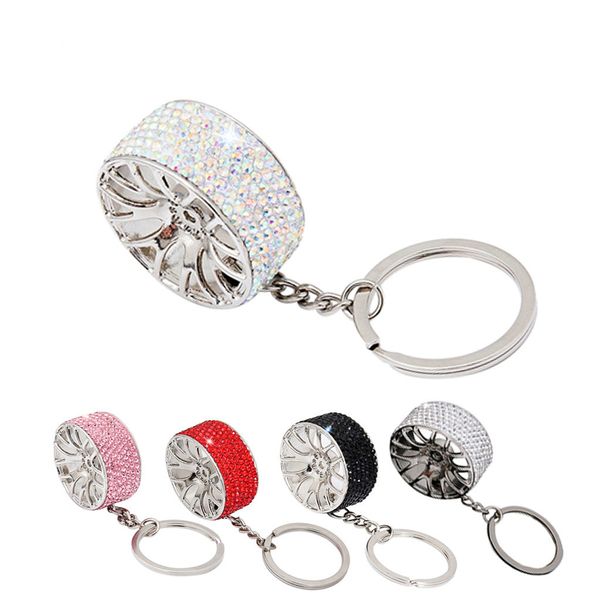 fashion rhinestone alphabet keyring initial creative wheel key ring chain hub rim model car key chain keyring, Silver
fashion rhinestone alphabet keyring initial creative wheel key ring chain hub rim model car key chain keyring, Silver