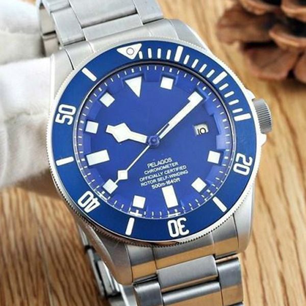 mens watches men pelagos chronometer ceramic bezel automatic mechanical movement blue dial relojes steel men's watch watches wristwatch, Slivery;brown
mens watches men pelagos chronometer ceramic bezel automatic mechanical movement blue dial relojes steel men's watch watches wristwatch, Slivery;brown
