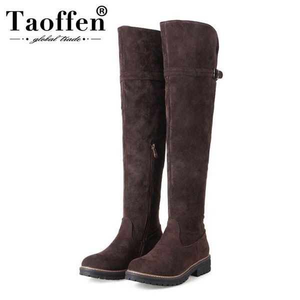 taoffen thigh high boots women 2020 new winter metal buckle flats shoes women long boots keep warm fur footwear size 34-43, Black
taoffen thigh high boots women 2020 new winter metal buckle flats shoes women long boots keep warm fur footwear size 34-43, Black