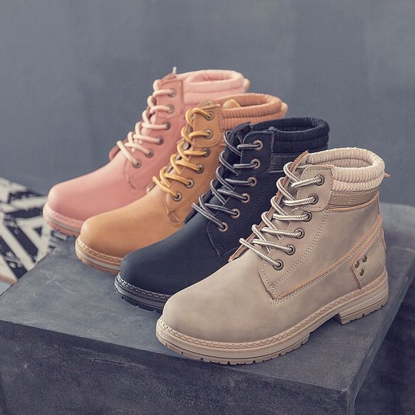 boots 2021 fashion ladies ankle outdoor thick bottom tooling winter shoes cross tie warm snow pink black booties
boots 2021 fashion ladies ankle outdoor thick bottom tooling winter shoes cross tie warm snow pink black booties