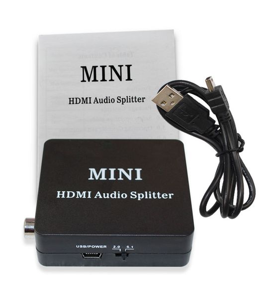 splitter with 2ch/5.1ch spdif coaxial audio extractor converter audio splitter for xbox, ps4, headphone
splitter with 2ch/5.1ch spdif coaxial audio extractor converter audio splitter for xbox, ps4, headphone