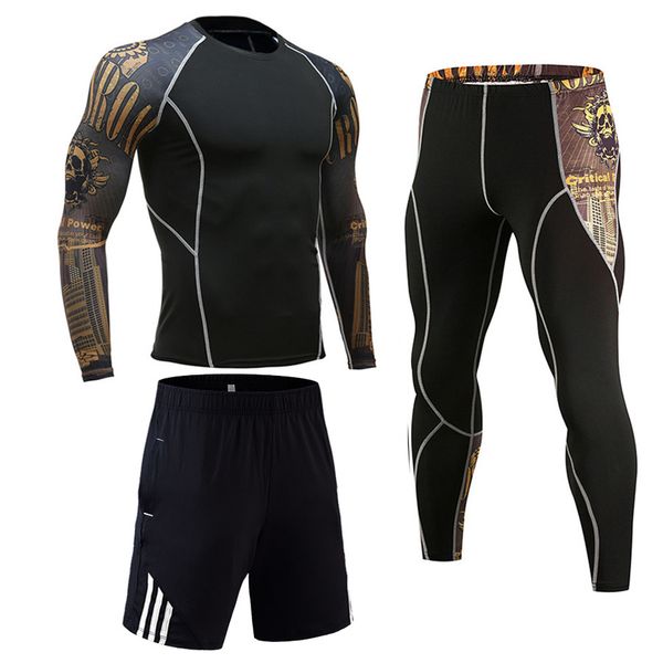 compression clothing men's sportwear suit jogging thermal underwear suit mma rashgard male long sleeved tights leggings shorts cx200818, Black;white
compression clothing men's sportwear suit jogging thermal underwear suit mma rashgard male long sleeved tights leggings shorts cx200818, Black;white