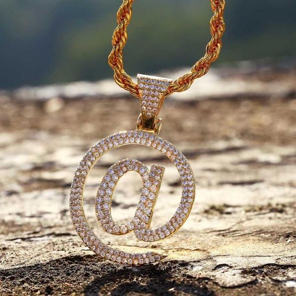 hip hop jewelry necklace gold/silver color iced out micro pave cz stone @ letter pendant necklaces with 60cm rope chain
hip hop jewelry necklace gold/silver color iced out micro pave cz stone @ letter pendant necklaces with 60cm rope chain