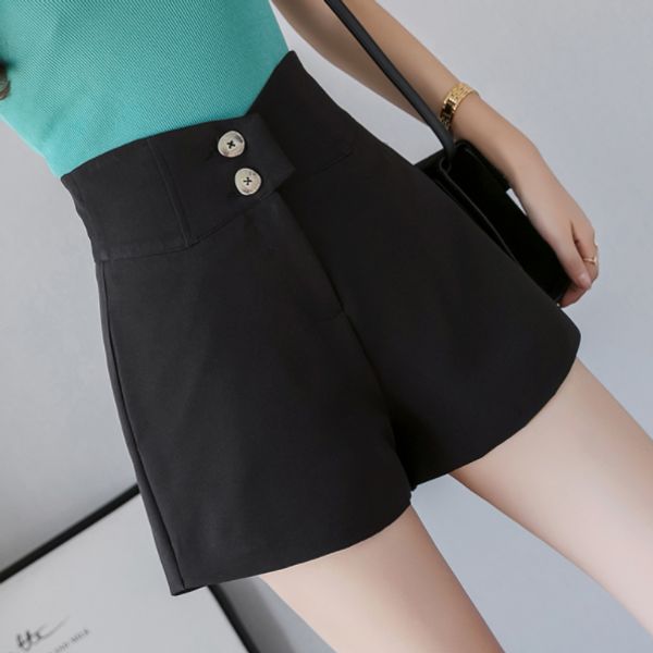buttons high waisted shorts for women 2020 summer thin slim loose short pants wide leg irregular chiffon shorts feminino da34, White;black
buttons high waisted shorts for women 2020 summer thin slim loose short pants wide leg irregular chiffon shorts feminino da34, White;black