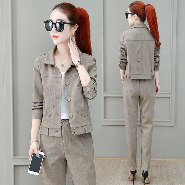 autumn 2019 temperament slimming western style two-piece suit women's fashionautumn fashion women's 2019 temperament slimming west, Gray
autumn 2019 temperament slimming western style two-piece suit women's fashionautumn fashion women's 2019 temperament slimming west, Gray
