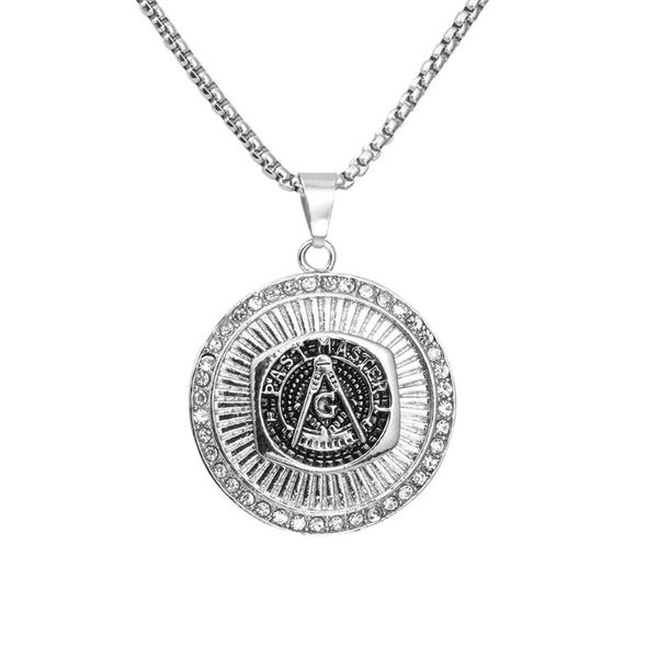 hip hop necklaces men neutral round shield pendant spot wholesale punk item jewelry, Silver
hip hop necklaces men neutral round shield pendant spot wholesale punk item jewelry, Silver