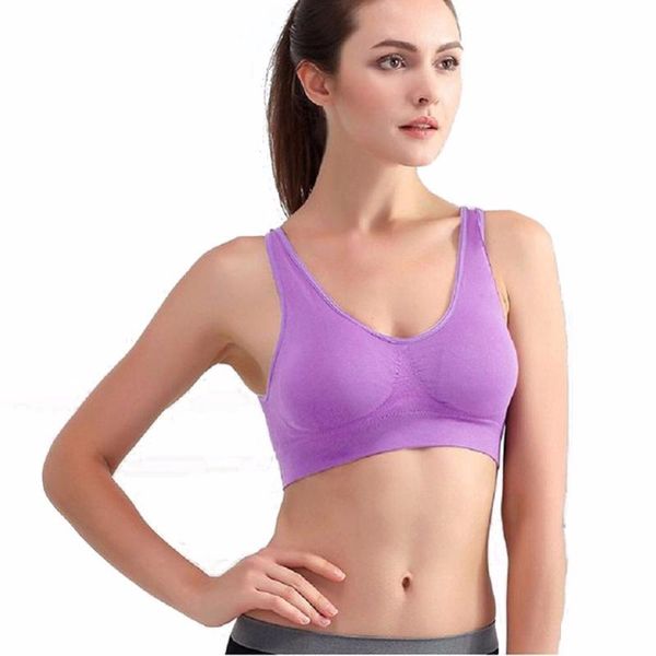 fitness yoga push up sports bra for womens gym running padded tank athletic vest underwear shockproof strappy sport bra, White;black
fitness yoga push up sports bra for womens gym running padded tank athletic vest underwear shockproof strappy sport bra, White;black