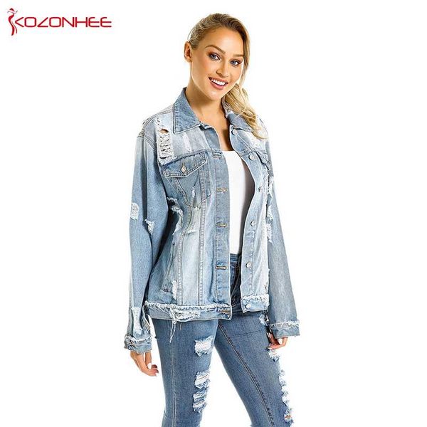 fashion hole women denim jacket for women frayed frazzle oversize casual jacket long large size #35, Black;brown
fashion hole women denim jacket for women frayed frazzle oversize casual jacket long large size #35, Black;brown