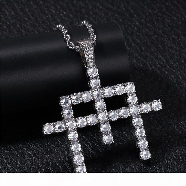 hip hop rock male female jewelry necklace silver color iced out micro pave cubic zircon cross splicing pendant necklaces
hip hop rock male female jewelry necklace silver color iced out micro pave cubic zircon cross splicing pendant necklaces